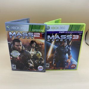 Mass Effect 2 & 3 for the Xbox 360 - discs in vgc- Bioware RPG.
